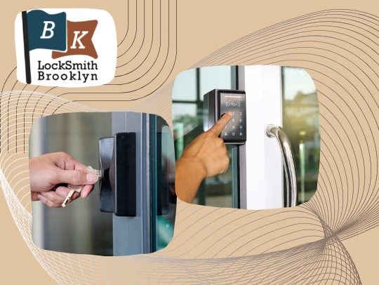 Storefront lock repair service in DUMBO Brooklyn